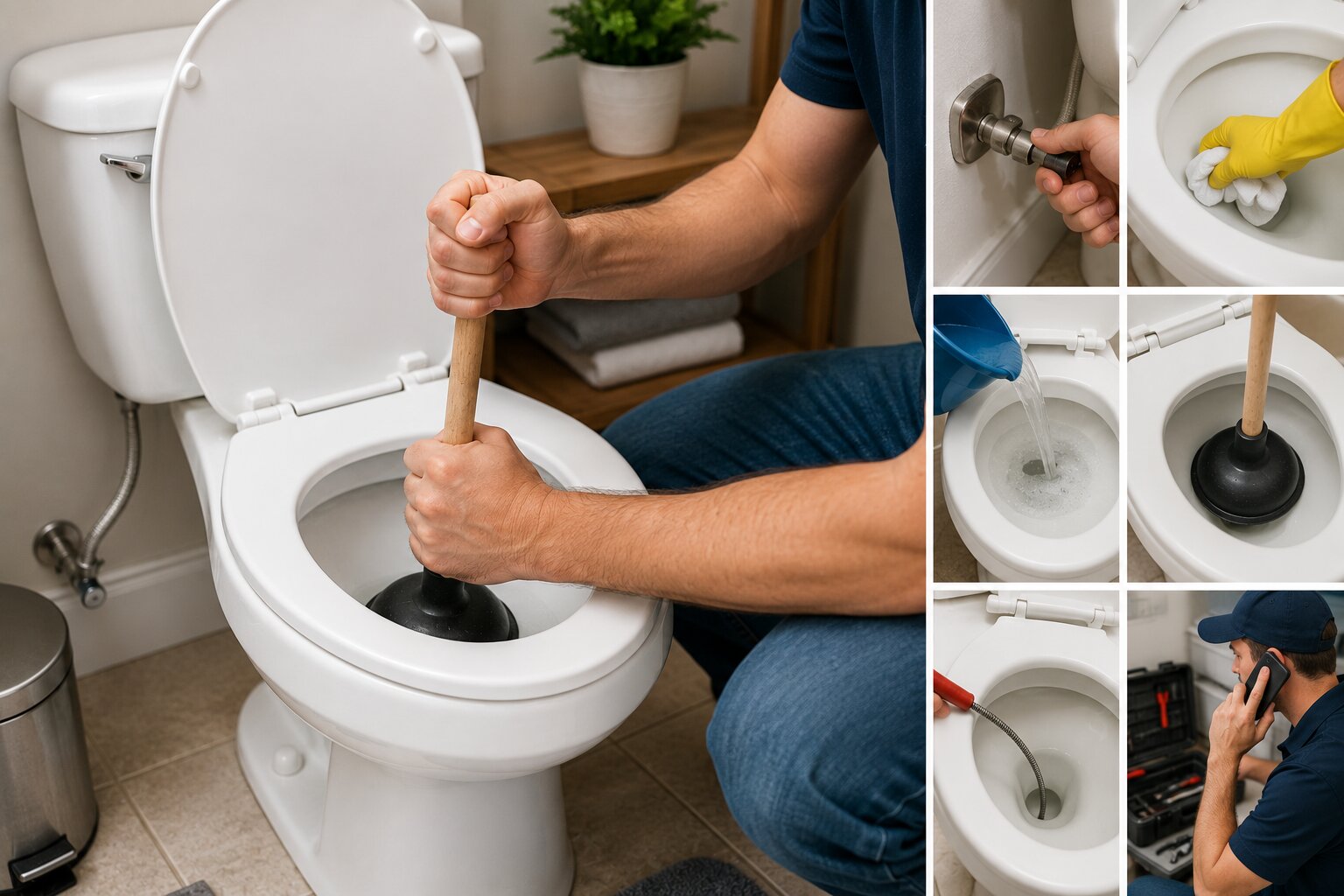 How To Unblock A Toilet Easily & Quickly