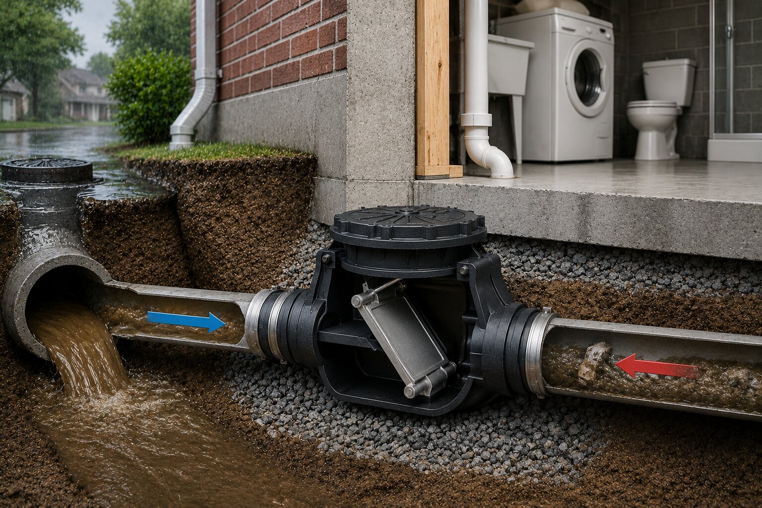 How Does A Sewer Backflow Valve Work?