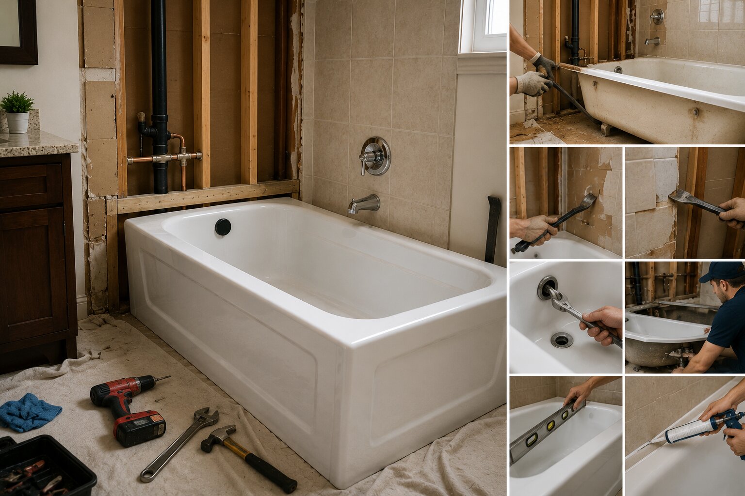 How To Replace A Bathtub