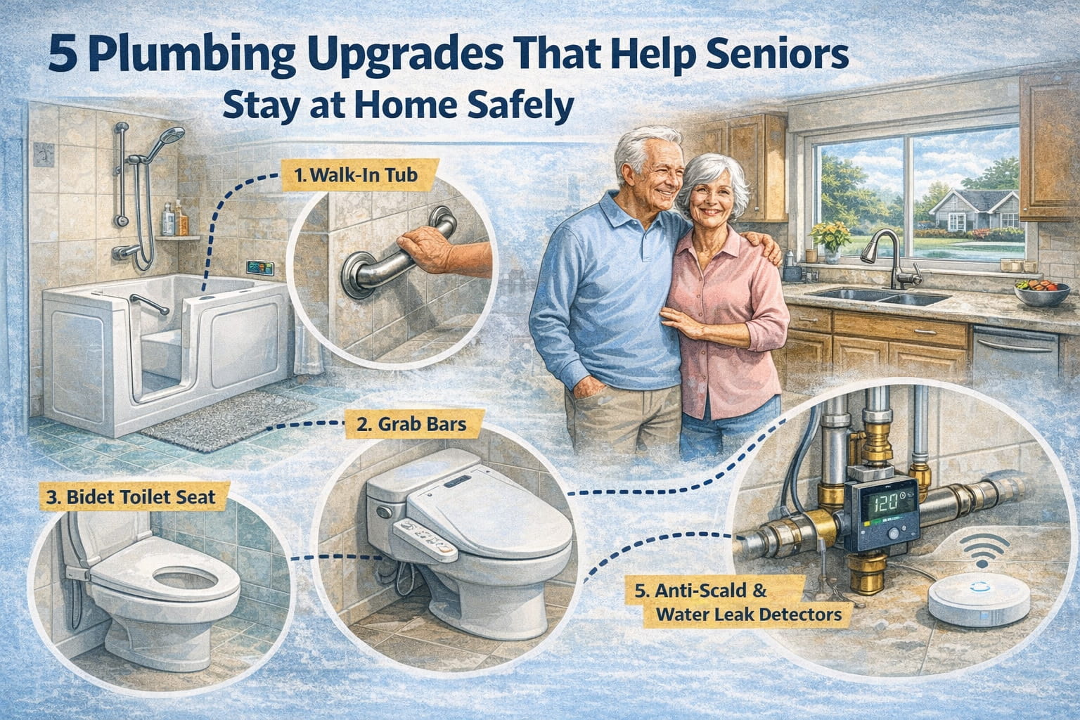 5 Plumbing Upgrades That Help Seniors Stay At Home Safely